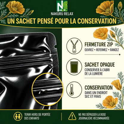 NAKURU Escholtzia — 500 gélules — Conservation