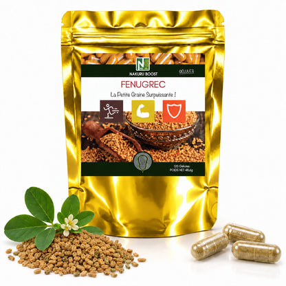 NAKURU Fenugrec — 120 gélules — Packshot