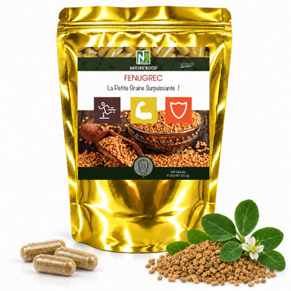 NAKURU Fenugrec — 500 gélules — Packshot