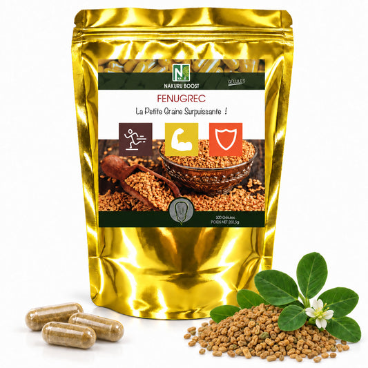 NAKURU Fenugrec — 500 gélules — Packshot