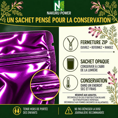 NAKURU Fumeterre — 500 gélules — Conservation