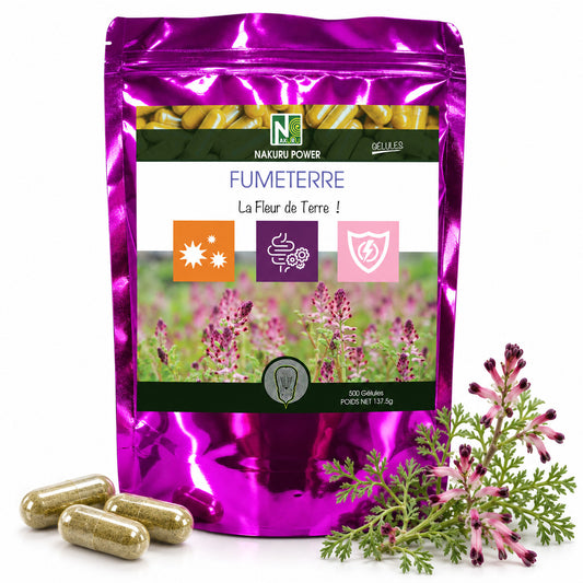 NAKURU Fumeterre — 500 gélules — Packshot