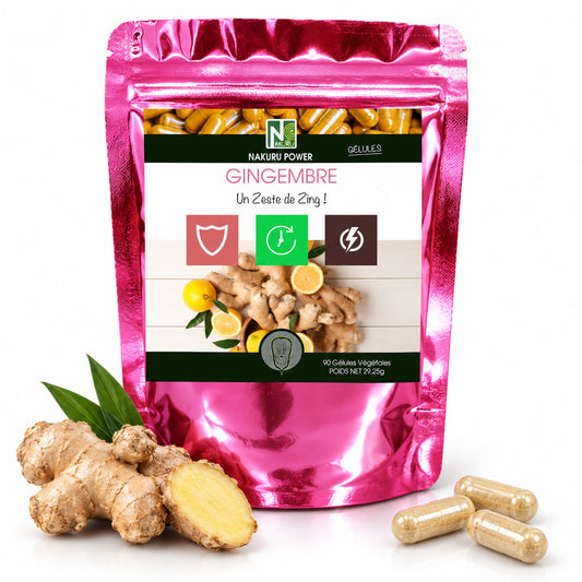 NAKURU Gingembre — 90 gélules — Packshot