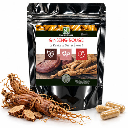 NAKURU Ginseng Rouge — 60 gélules — Packshot