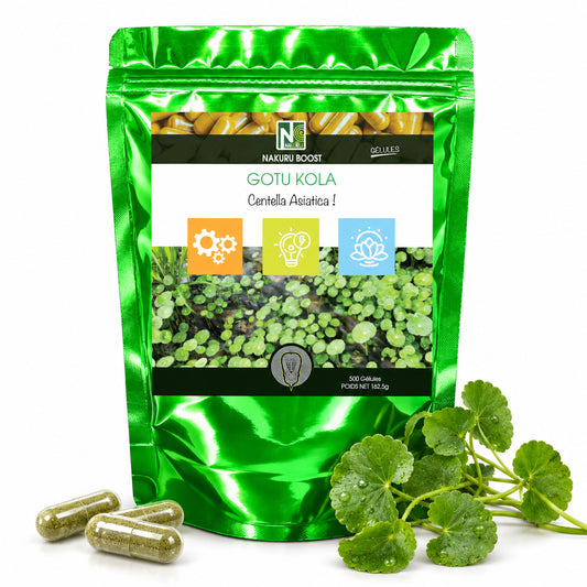 NAKURU Gotu Kola — 500 gélules — Packshot