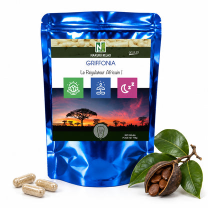 NAKURU Griffonia — 360 gélules — Packshot