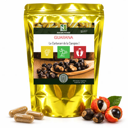 NAKURU Guarana — 500 gélules — Packshot
