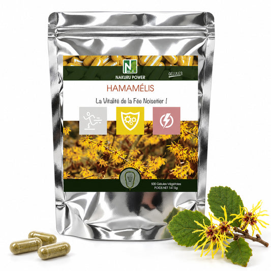 NAKURU Hamamélis — 500 gélules — Packshot