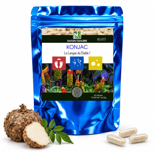 NAKURU Konjac — 60 gélules — Packshot