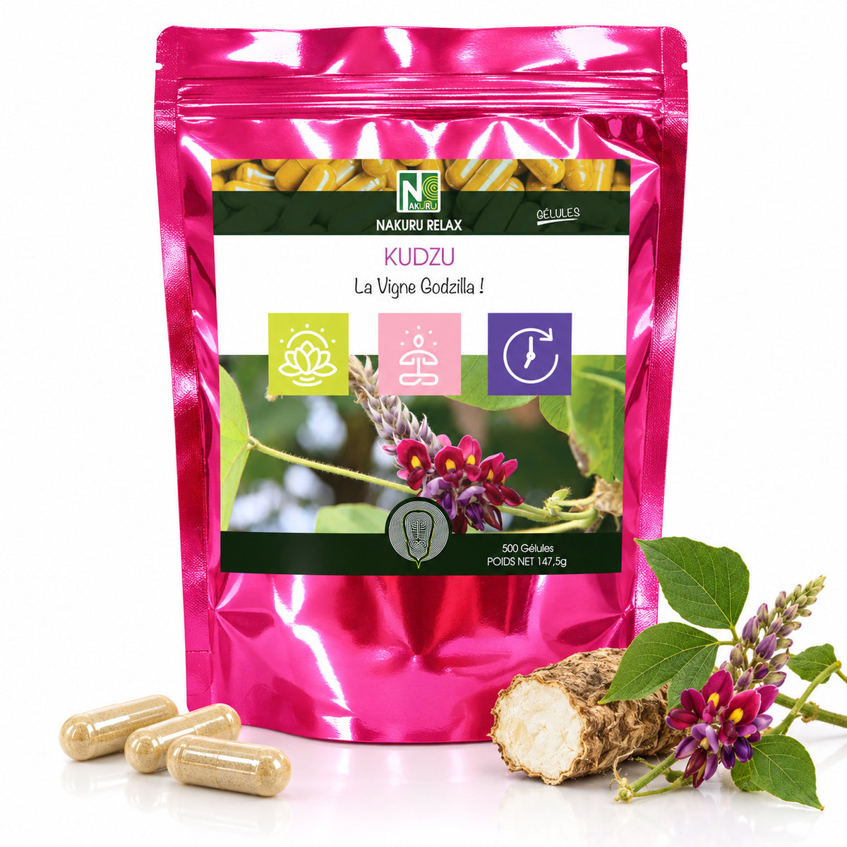 NAKURU Kudzu — 500 gélules — Packshot