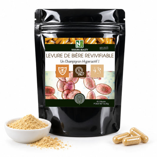 NAKURU Levure de Bière Revivifiable — 90 gélules — Packshot