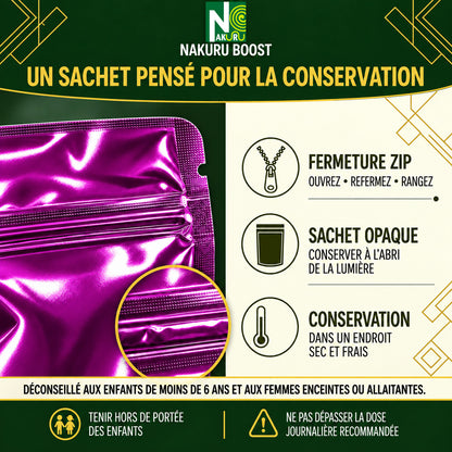 NAKURU Magnésium Bisglycinate — 500 gélules — Conservation