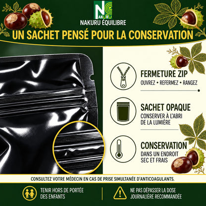 NAKURU Marron d'Inde — 500 gélules — Conservation