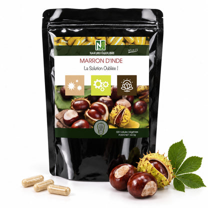 NAKURU Marron d'Inde — 500 gélules — Packshot
