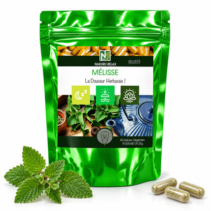 NAKURU Mélisse — 90 gélules — Packshot
