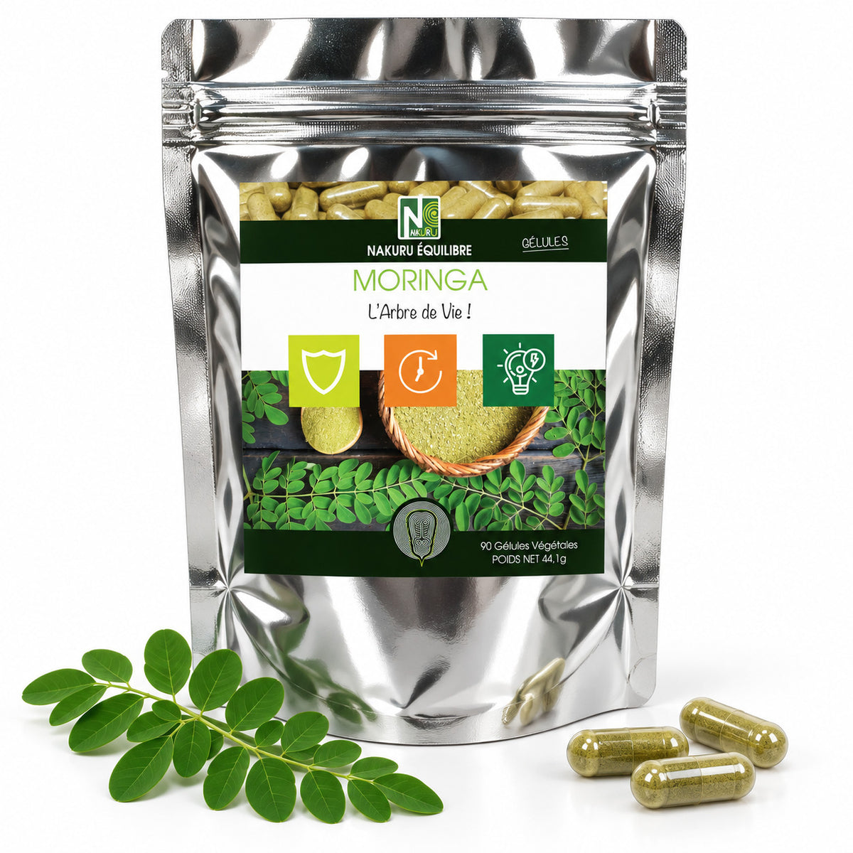 NAKURU Moringa — 90 gélules — Packshot