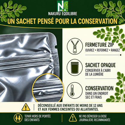 NAKURU Moringa — 500 gélules — Conservation