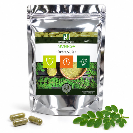 NAKURU Moringa — 500 gélules — Packshot