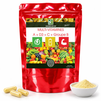 NAKURU Multi-Vitamines — 500 gélules — Packshot