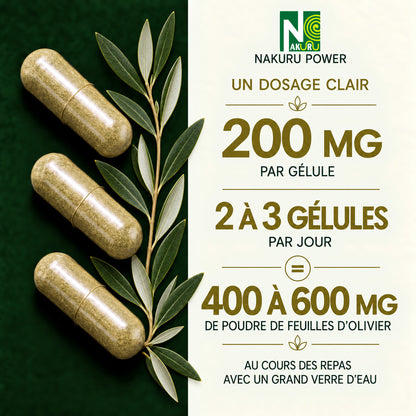 NAKURU Olivier — 500 gélules — Dosage