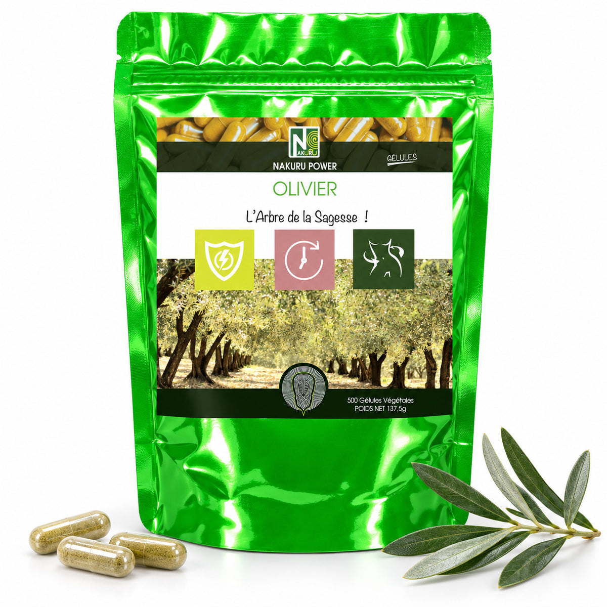 NAKURU Olivier — 500 gélules — Packshot