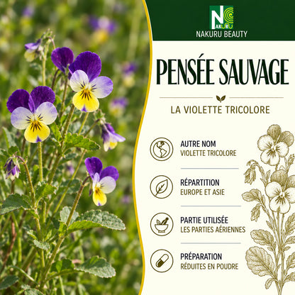 NAKURU Pensée Sauvage — 500 gélules — Présentation