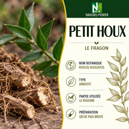 NAKURU Petit Houx — 500 gélules — Présentation