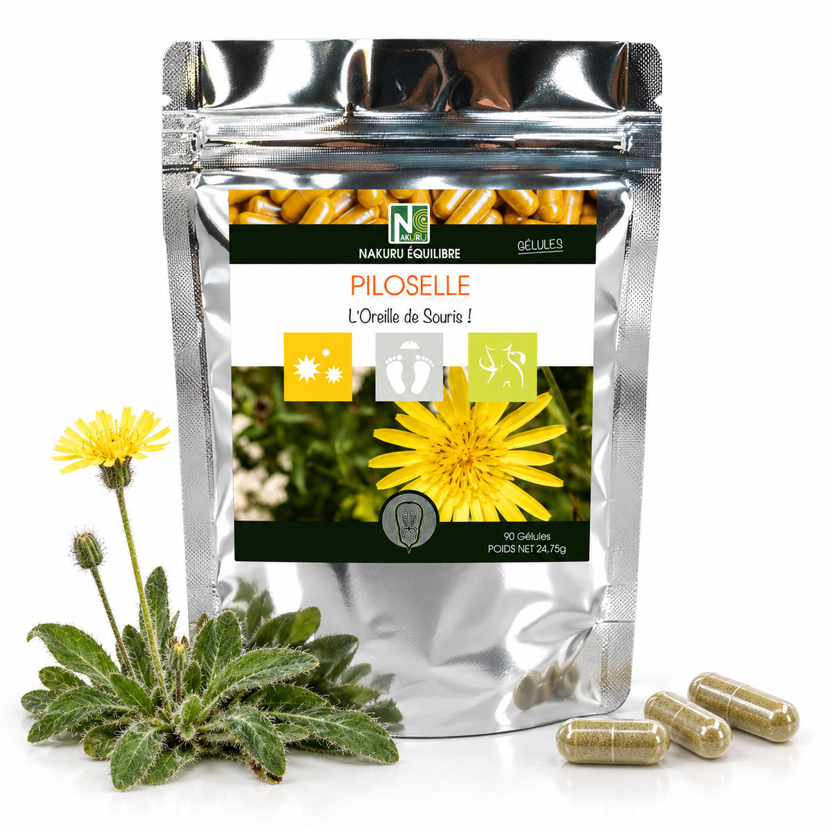 NAKURU Piloselle — 90 gélules — Packshot