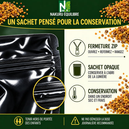 NAKURU Pollen — 500 gélules — Conservation