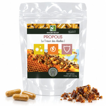 NAKURU Propolis — 500 gélules — Packshot