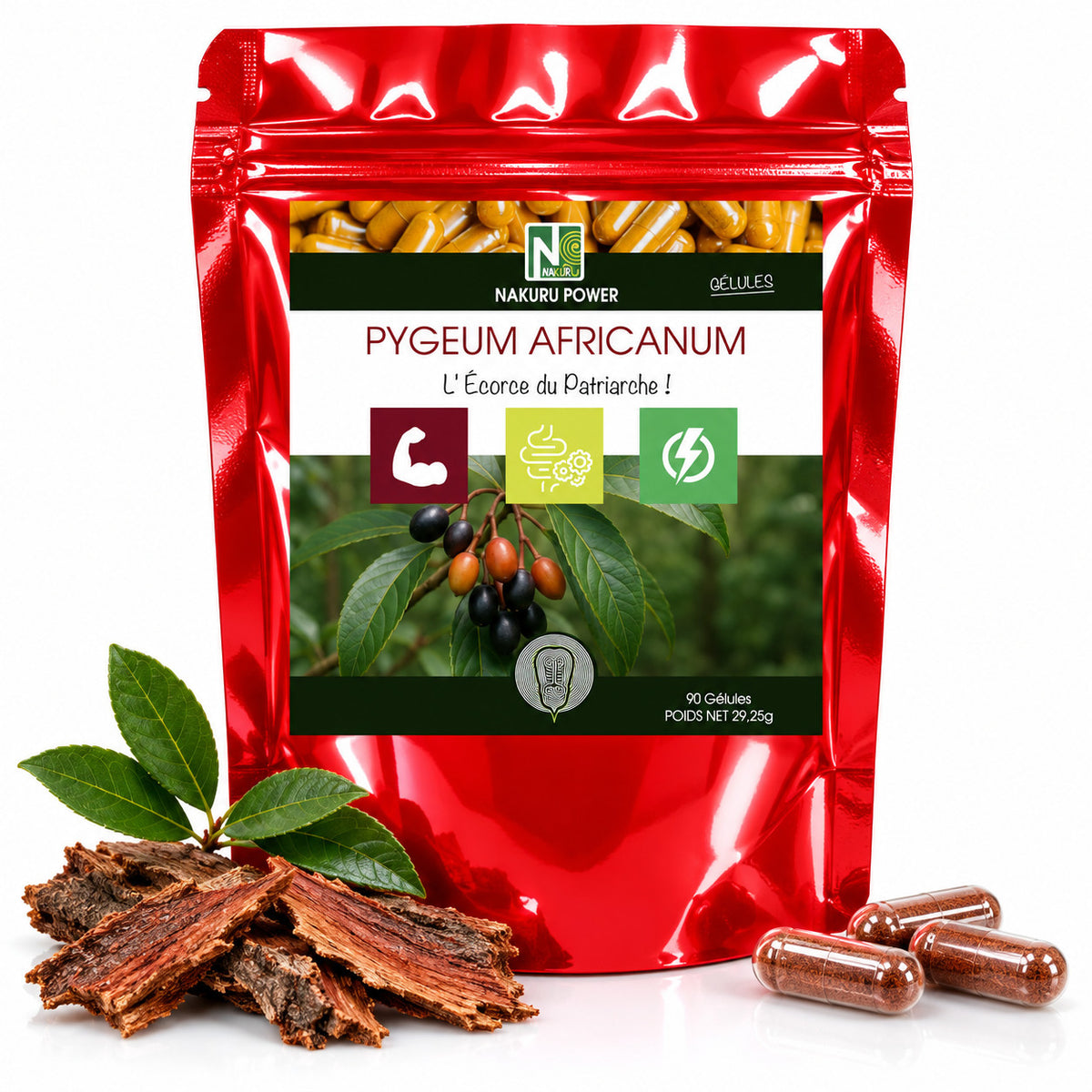 NAKURU Pygeum Africanum — 90 gélules — Packshot