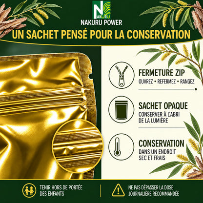 NAKURU Saule Blanc — 500 gélules — Conservation