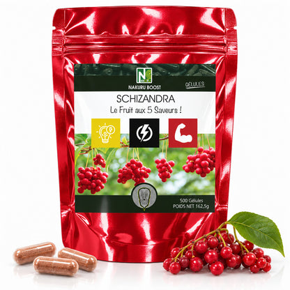 NAKURU Schizandra — 500 gélules — Packshot