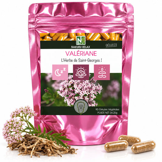 NAKURU Valériane — 90 gélules — Packshot