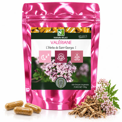 NAKURU Valériane — 500 gélules — Packshot