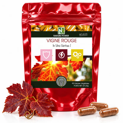 NAKURU Vigne Rouge — 90 gélules — Packshot