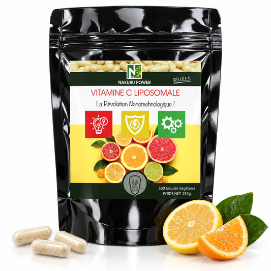 NAKURU Vitamine C Liposomale — 500 gélules — Packshot