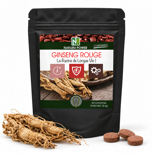 NAKURU Ginseng Rouge — 60 comprimés — Packshot