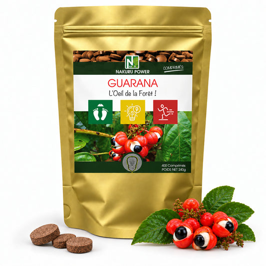 NAKURU Guarana — 400 comprimés — Packshot