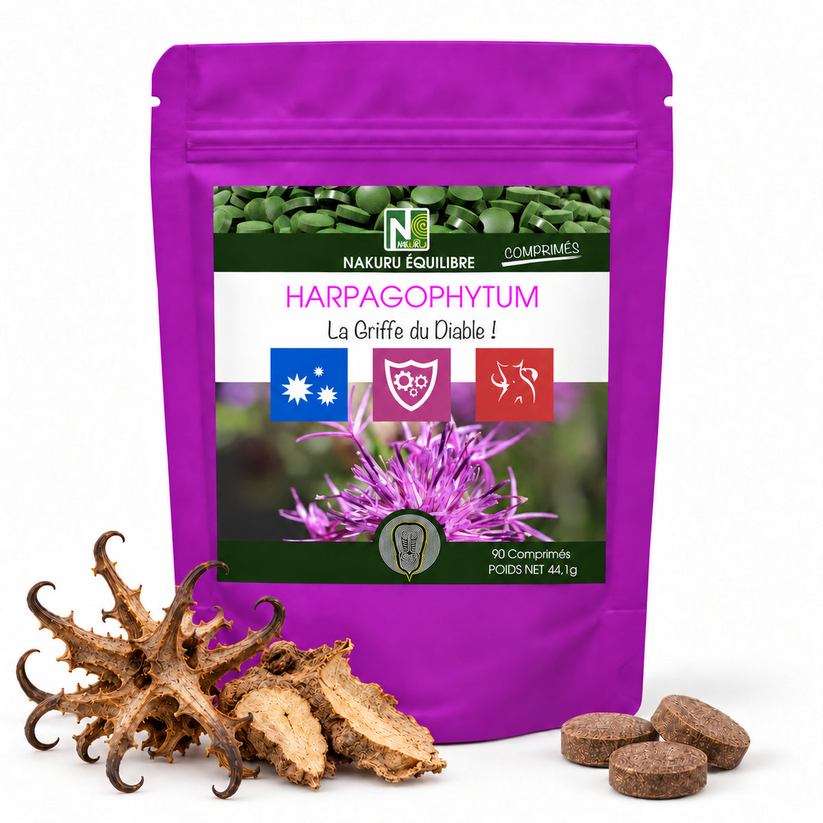 NAKURU Harpagophytum — 90 comprimés — Packshot