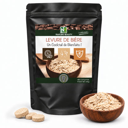 NAKURU Levure de Bière — 400 comprimés — Packshot