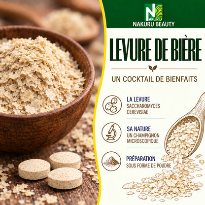 NAKURU Levure de Bière — 400 comprimés — Présentation