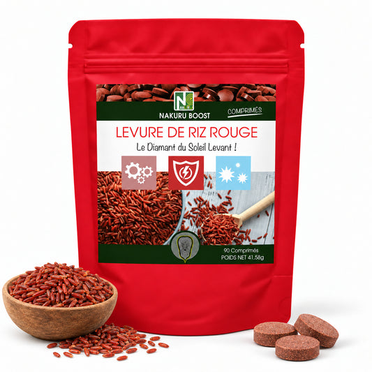 NAKURU Levure de Riz Rouge — 90 comprimés — Packshot