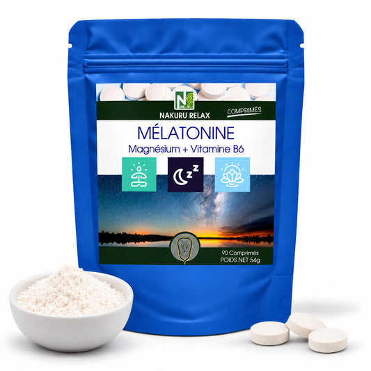 NAKURU Mélatonine Forte 1,8mg — 90 comprimés — Packshot