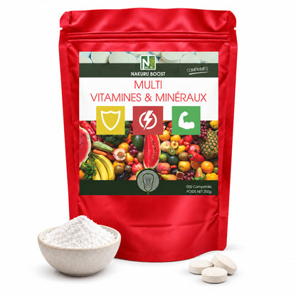 NAKURU Multi Vitamines & Minéraux — 500 comprimés — Packshot