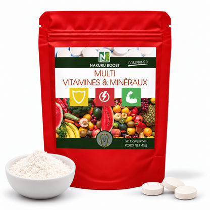 NAKURU Multi Vitamines & Minéraux — 90 comprimés — Packshot