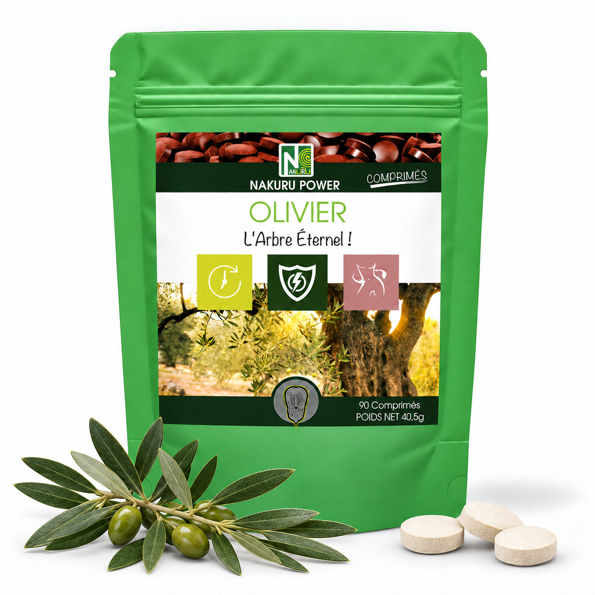 NAKURU Olivier — 90 comprimés — Packshot