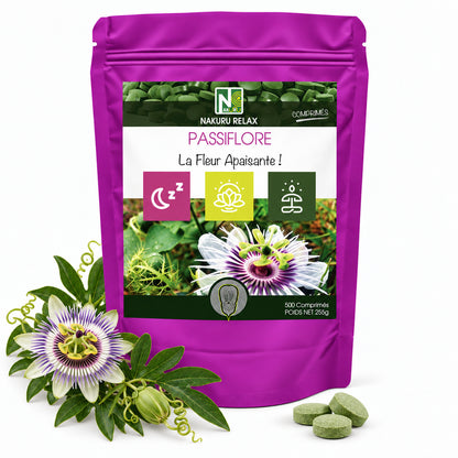 NAKURU Passiflore — 500 comprimés — Packshot