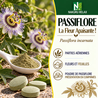 NAKURU Passiflore — 500 comprimés — Présentation