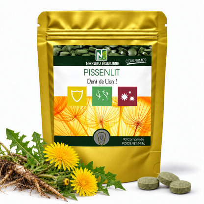 NAKURU Pissenlit — 90 comprimés — Packshot